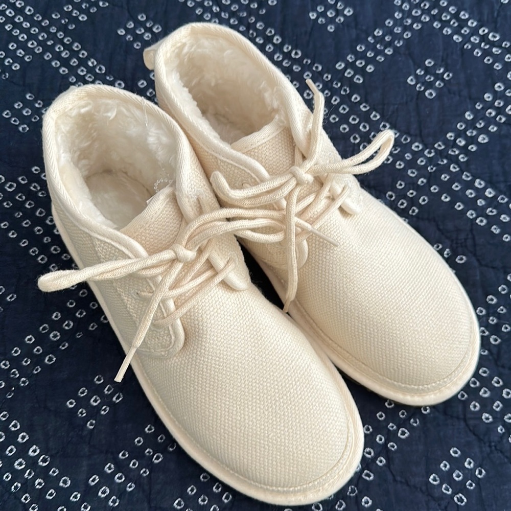 Ugg Cream Hemp Neumel Chukka Boots Size 7